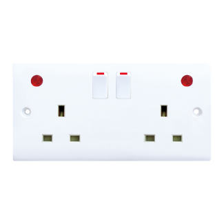 Double 13 A Switched Socket